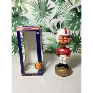 University Bobblehead Nebraska Huskers 2001 Gemmy Works Music Doesn't Play
